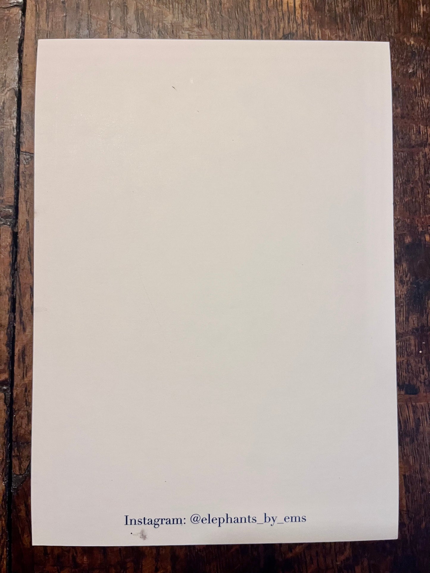 2 GREEN 'Ems' Elephant Postcards (Seconds)