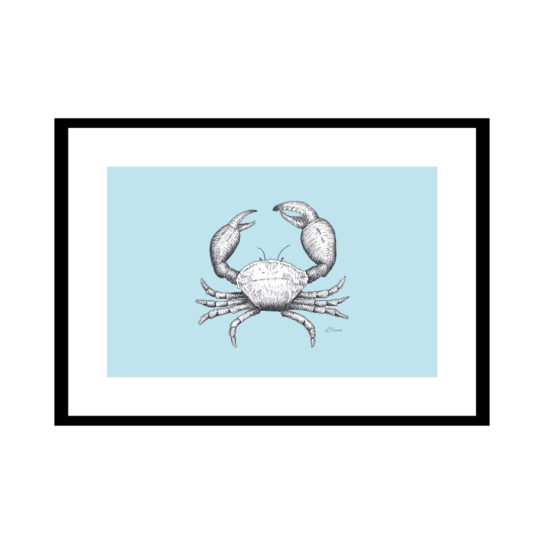A3 'Clive' Crab Print