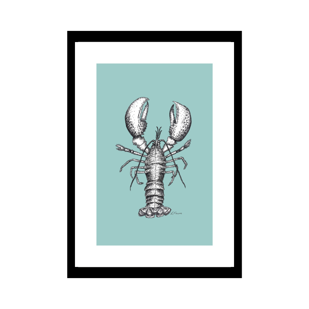 A3 'Larry' Lobster Print