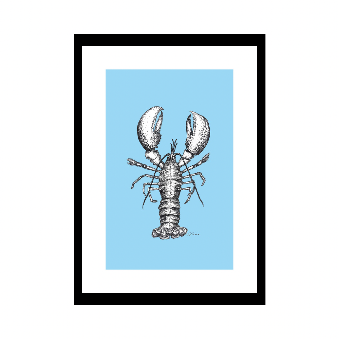 A3 'Larry' Lobster Print